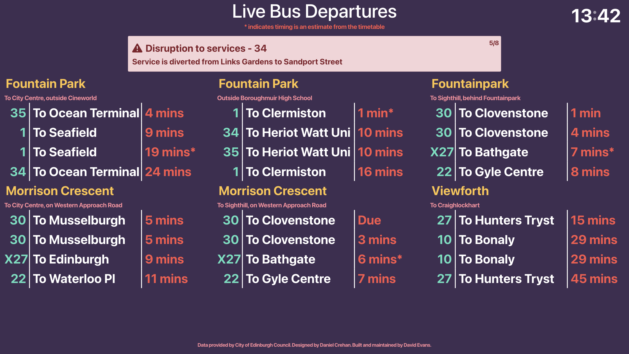 Bus Tracker Dashboard